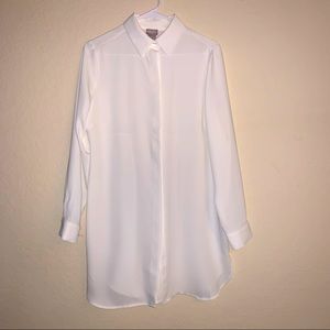 Chico’s long white blouse